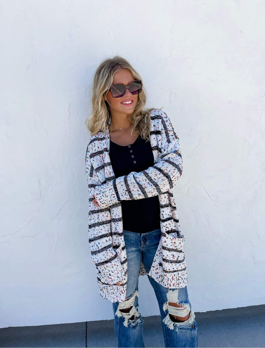 Striped Miley Cardigan
