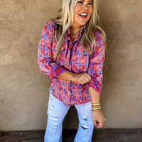 Shiloh - distressed flare jeans