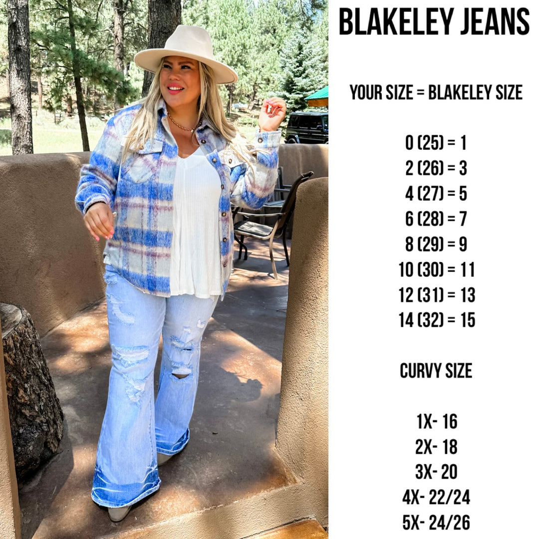 Shiloh - distressed flare jeans