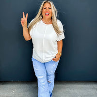 Shiloh - distressed flare jeans