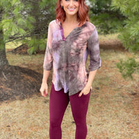 On The Go Leggings in Burgundy