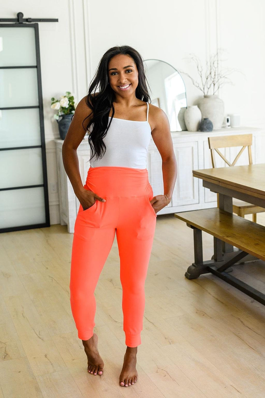 Haley Pleated waist jogger