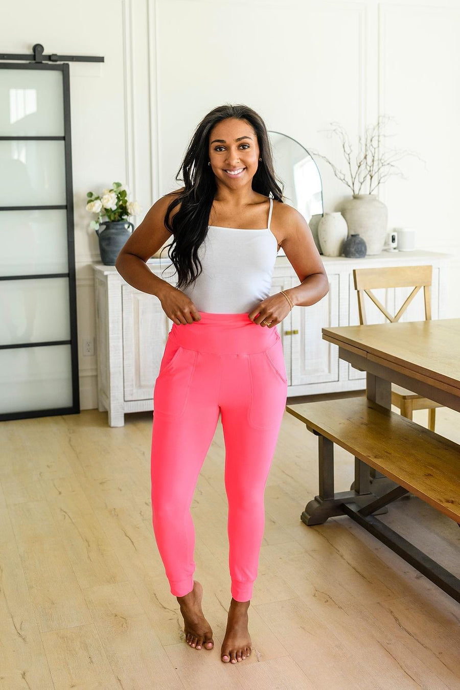 Haley Pleated waist jogger