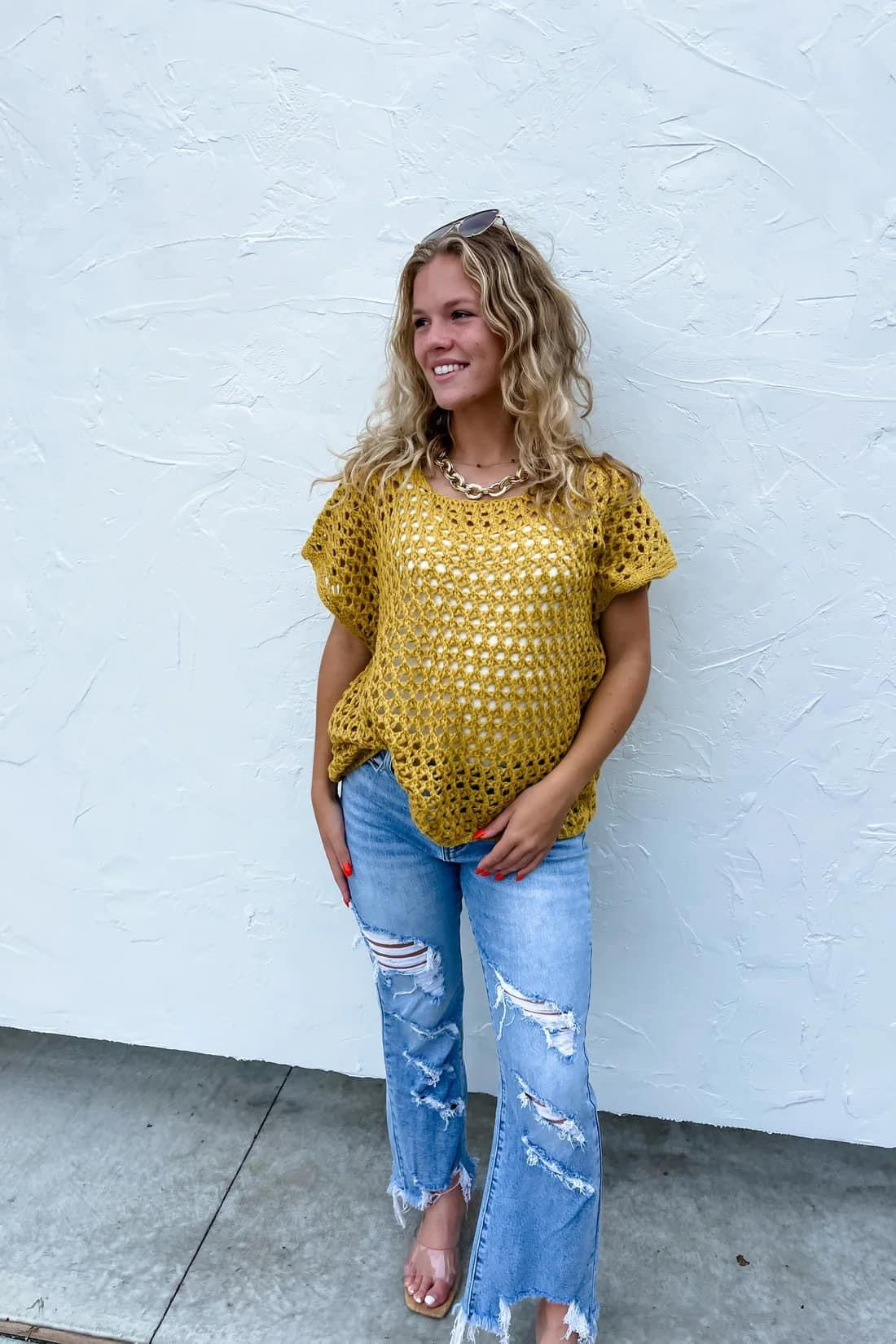Flirty Girl Knit Sweater