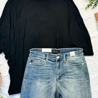 IN STOCK Darcy Dolman Top - Black