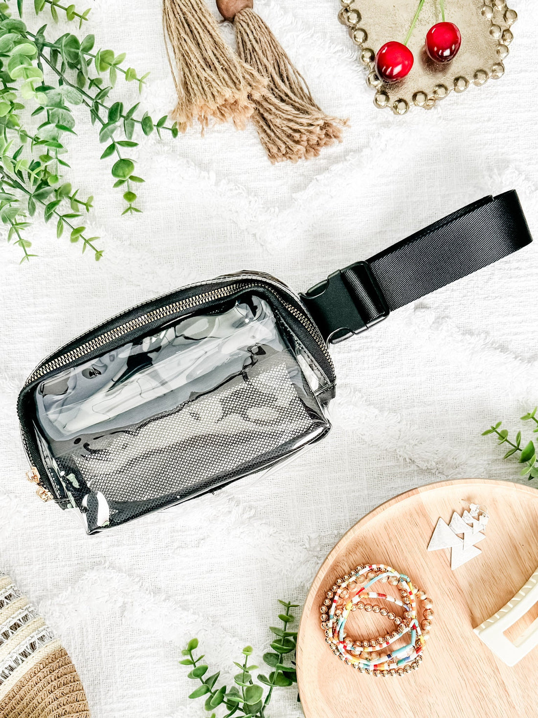 Clear Bag - Black | Women&