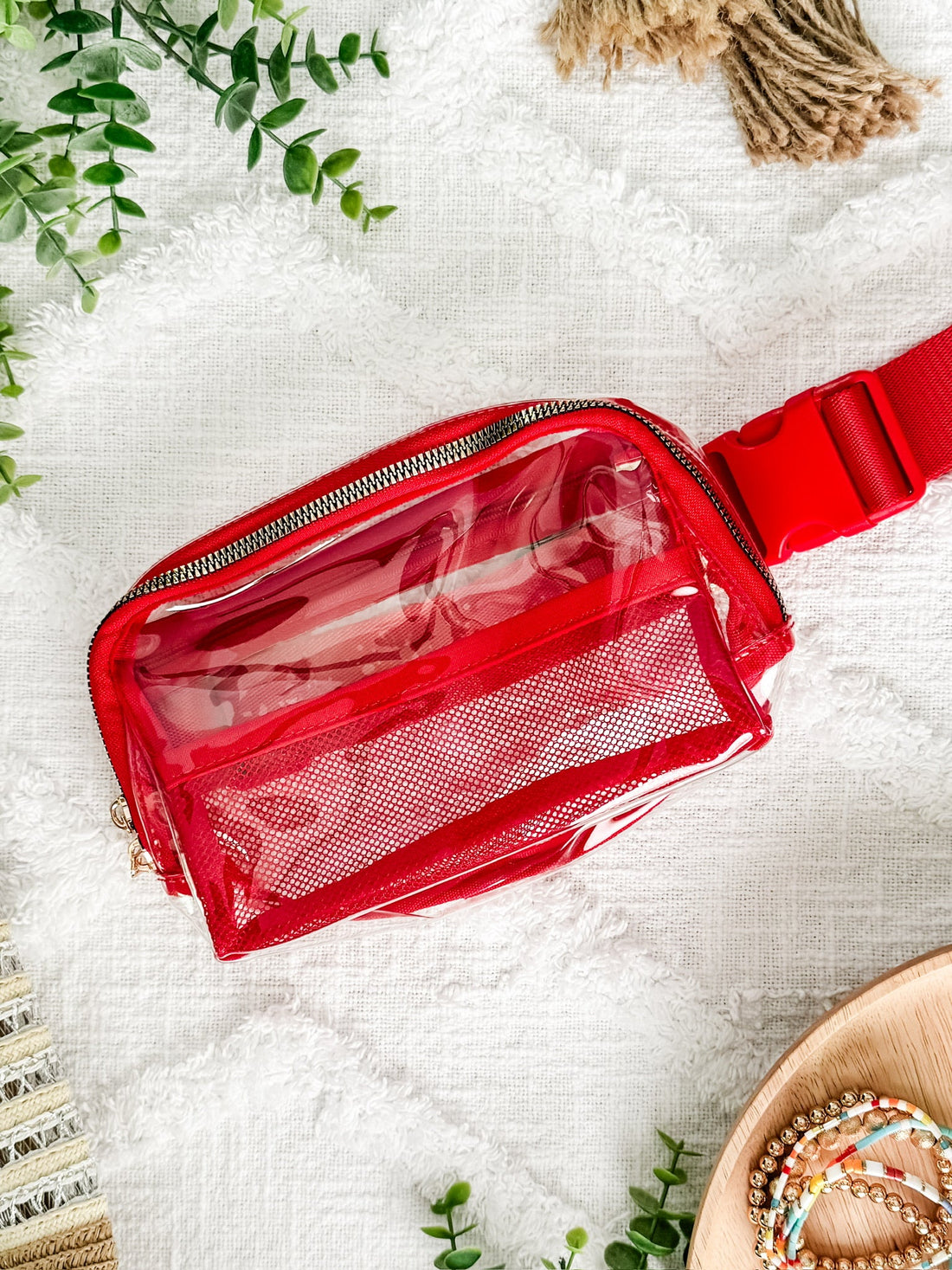 IN STOCK Clear Bag - Red  | Women&