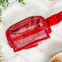 IN STOCK Clear Bag - Red  | Women's Crossbody Bag