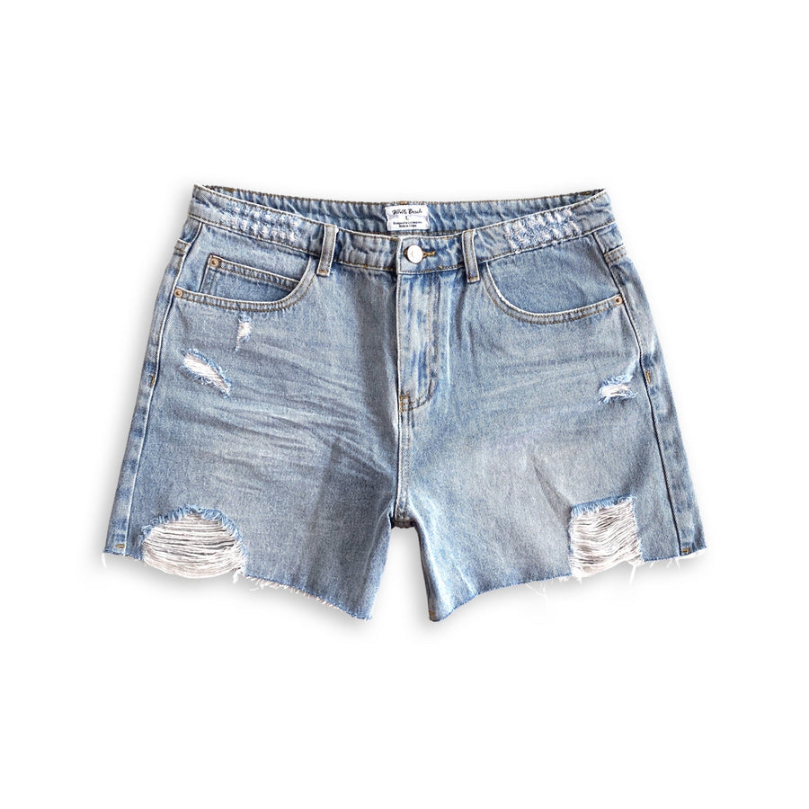 Not a Worry Denim Shorts