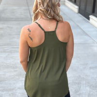 Give it My All Cami in Olive