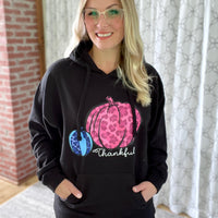 Thankful Pumpkin Graphic Hoodie