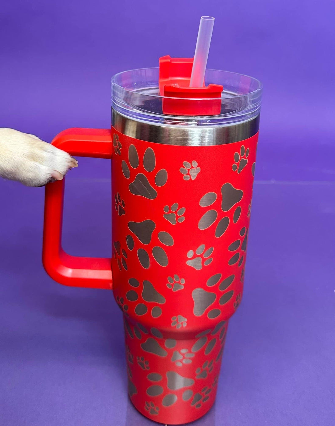 Pawprint Quencher tumbler