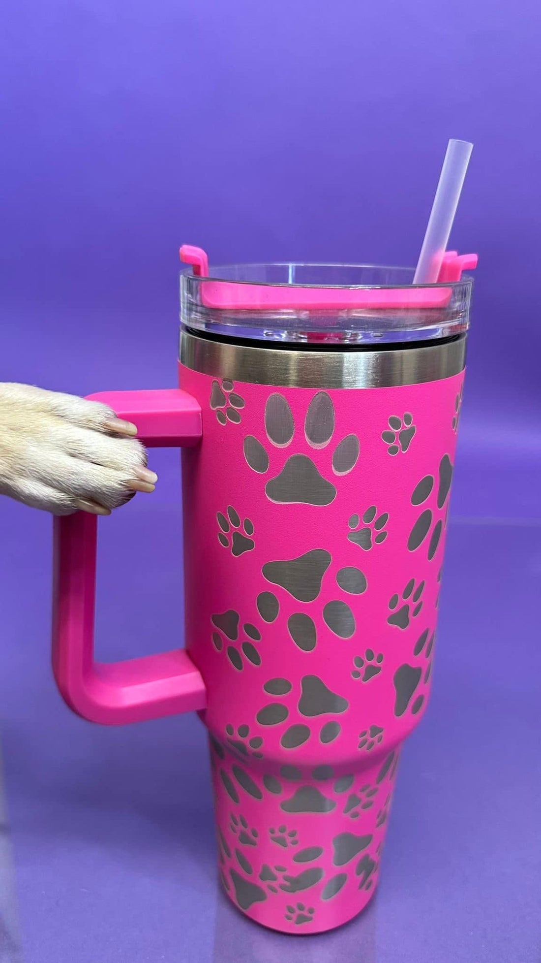 Pawprint Quencher tumbler