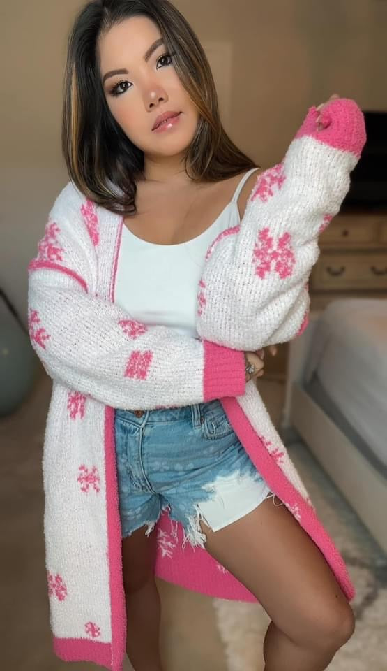 Clara Snowflake cloud Cardigan