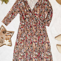 IN STOCK Taylor Dress - Mocha Floral | Women's Dress