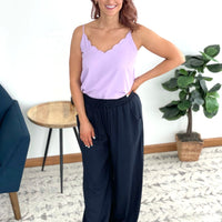 Everyday Scallop Cami in Lavender