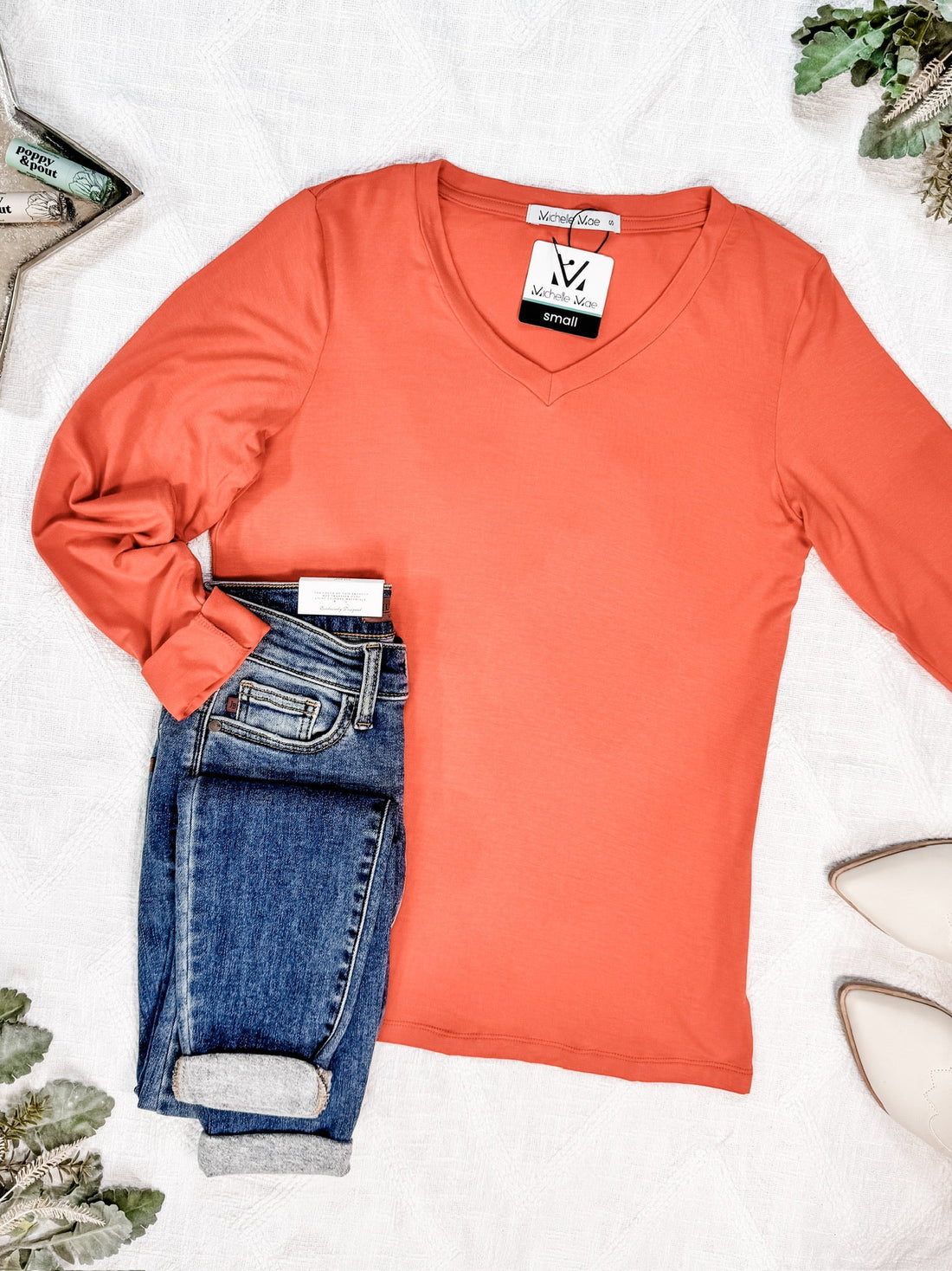 IN STOCK Larissa Long Sleeve - Pumpkin | Women&