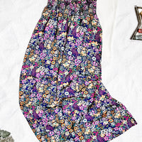 IN STOCK Presley Palazzo Pants - Navy and Pink Floral Mix