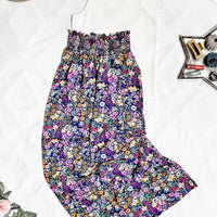 IN STOCK Presley Palazzo Pants - Navy and Pink Floral Mix