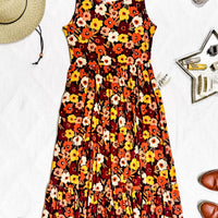 IN STOCK Bailey Dress - Brown Fall Floral FINAL SALE