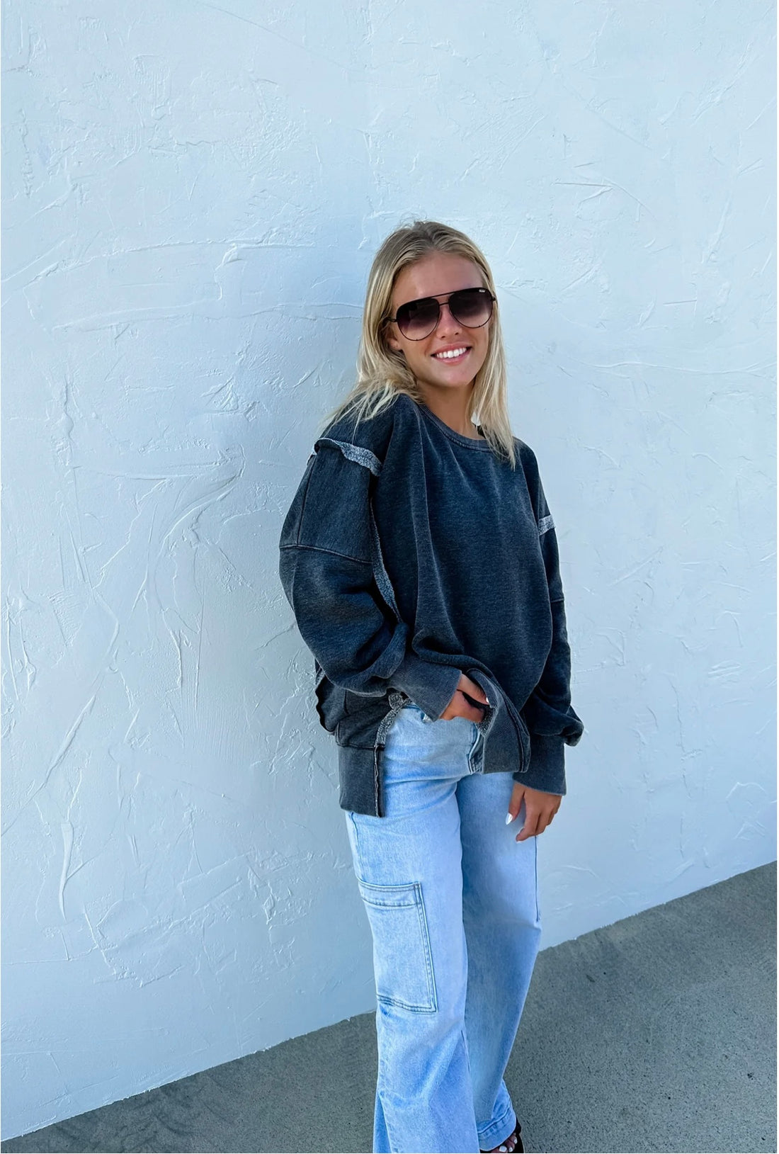 Classic comfort crew pullover