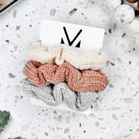 IN STOCK Chenille Scrunchie Trio