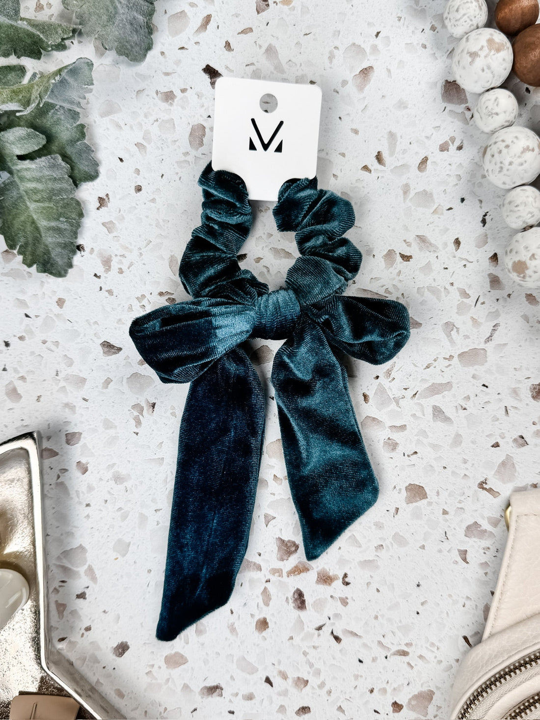 IN STOCK Velvet Bow Scrunchie