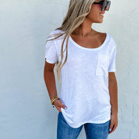 Riley boyfriend pocket tee