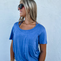 Riley boyfriend pocket tee