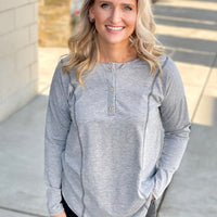 Everlasting Love Top in Gray