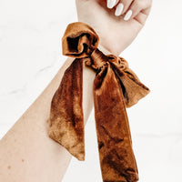 IN STOCK Velvet Bow Scrunchie