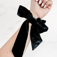 IN STOCK Velvet Bow Scrunchie