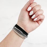 IN STOCK Black and Grey Hair Tie Sets