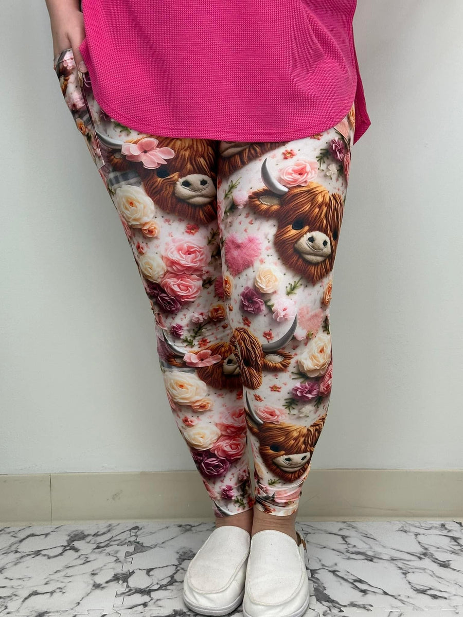 TL brand printed leggings