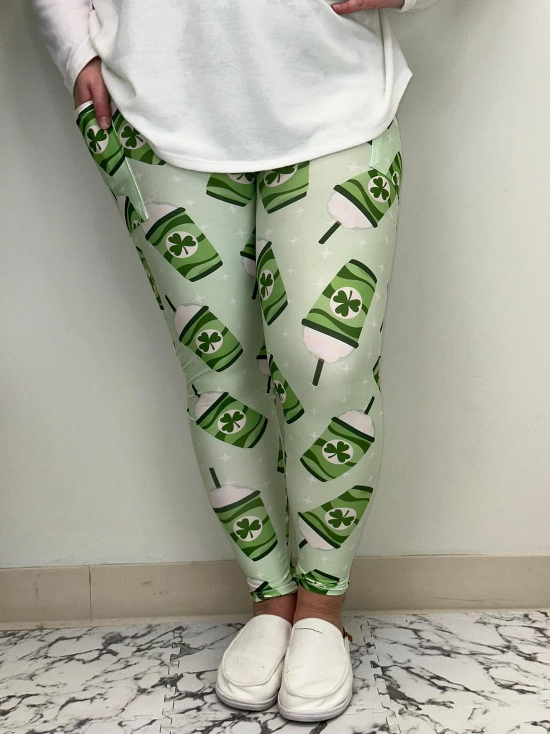 TL brand printed leggings