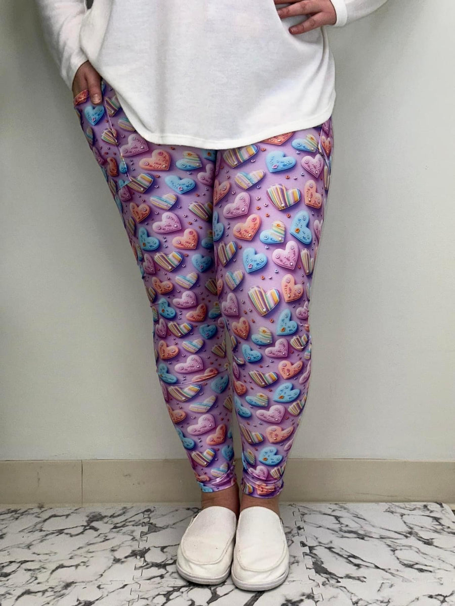 TL brand printed leggings