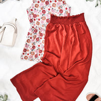 IN STOCK Presley Palazzo Pants - Brick | Women's Wide-Leg Pants FINAL SALE