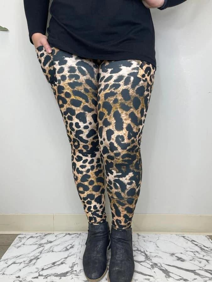 TL brand printed leggings