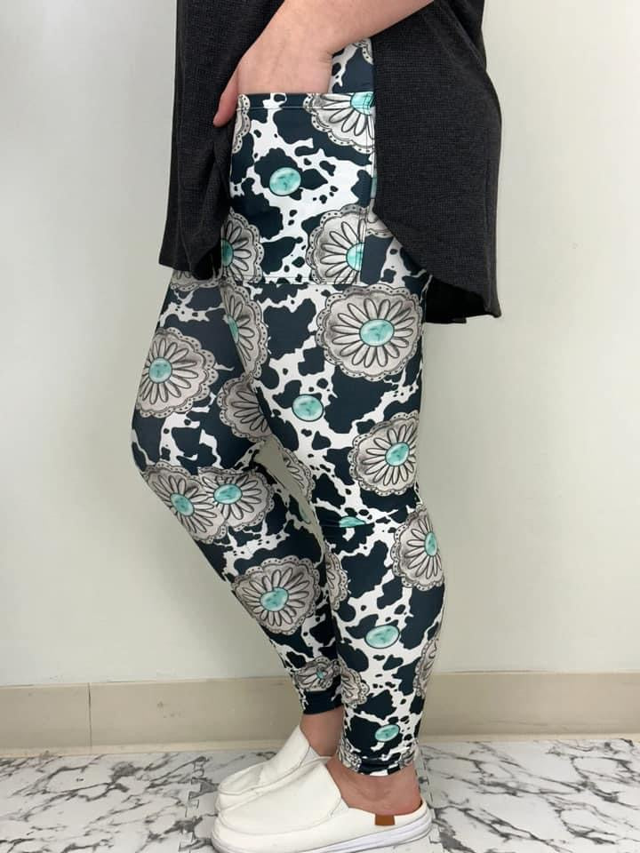 TL brand printed leggings