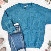 IN STOCK Confetti Sweater - Blue