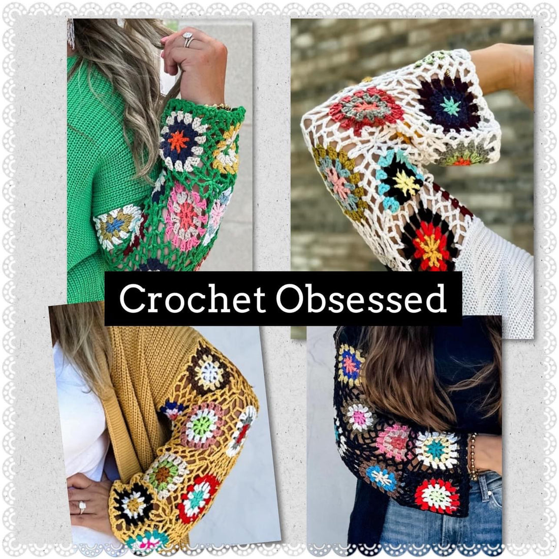 Crochet cardi