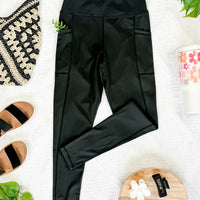 IN STOCK Women's Athleisure Leggings - Black