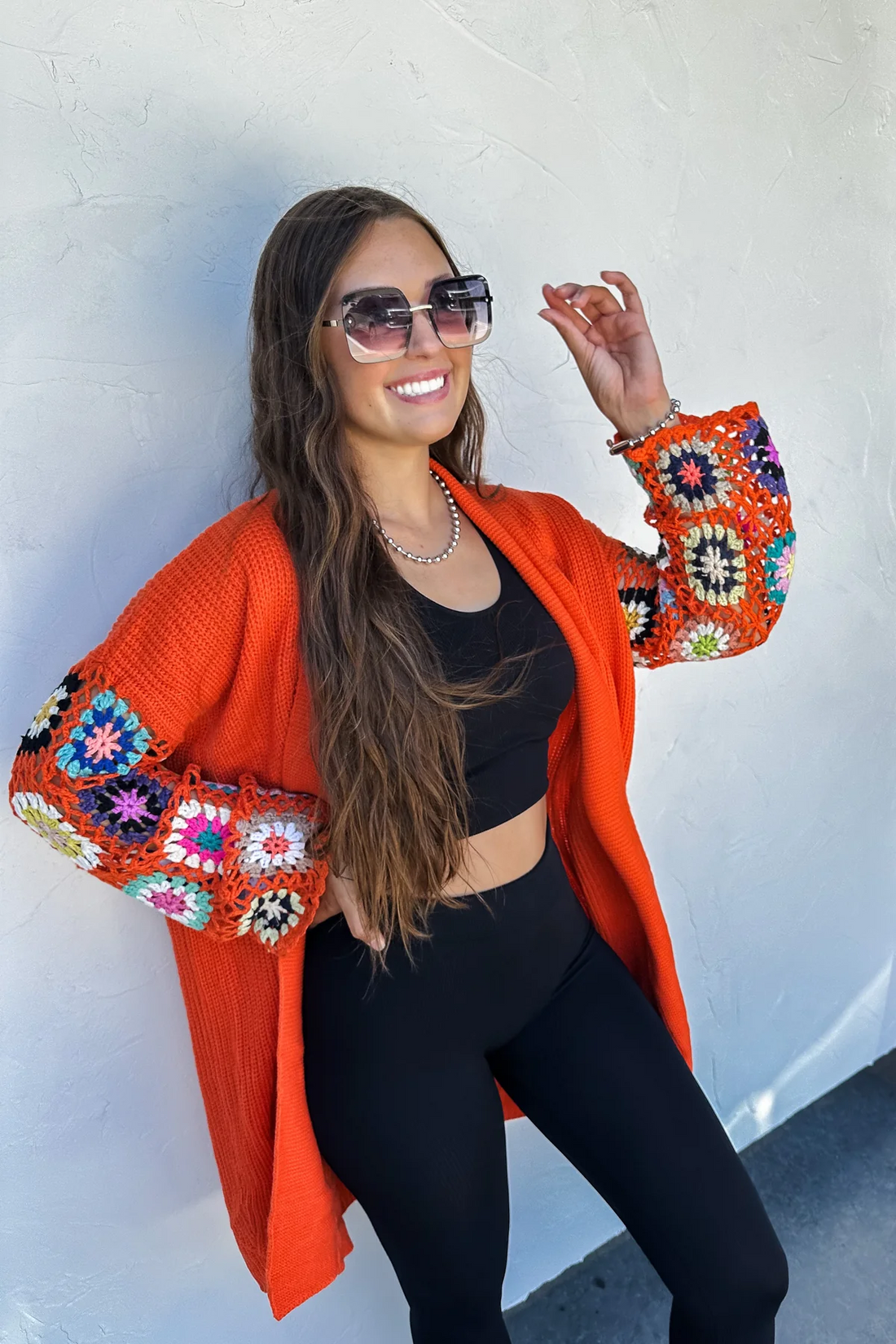 Crochet cardi