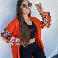 Crochet cardi