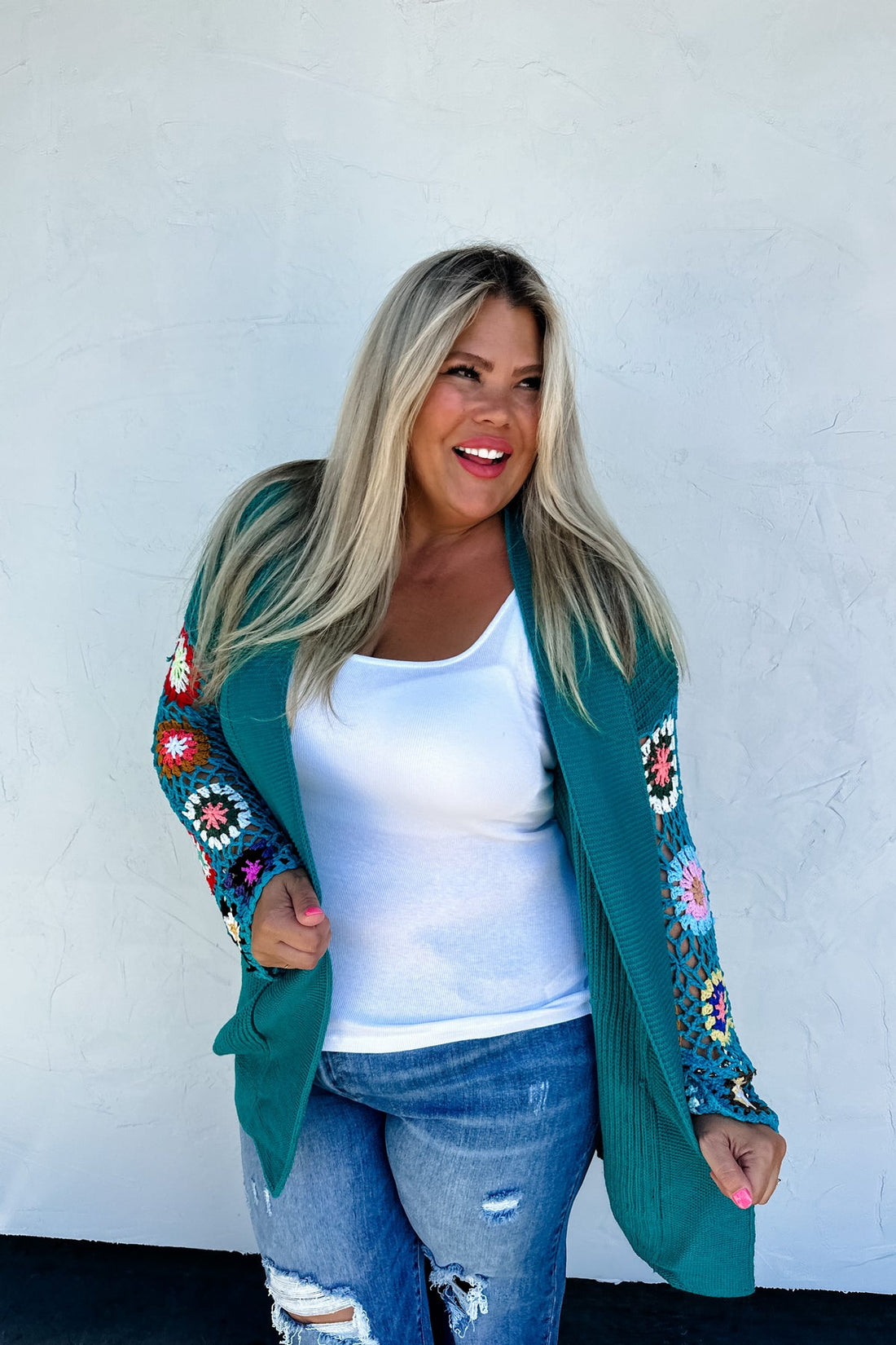 Crochet cardi