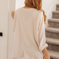 Ivory Thoughts Chenille Blouse