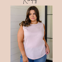 Lizzy Bell Sleeve Top in Regal Lavender and Gold