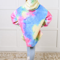 Kids Oversized Hoodie Blanket in Rainbow