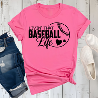 Livin' That Baseball Life Graphic Tee