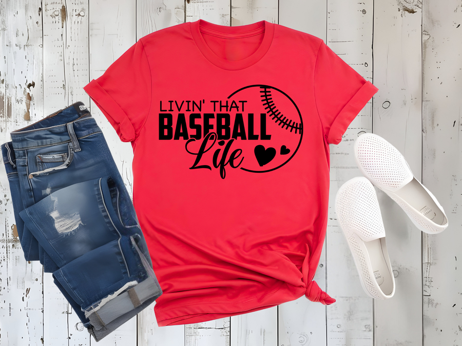 Livin' That Baseball Life Graphic Tee